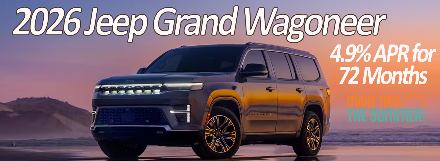 2026 Jeep Grand Wagoneer 4.9% APR for 72 Months