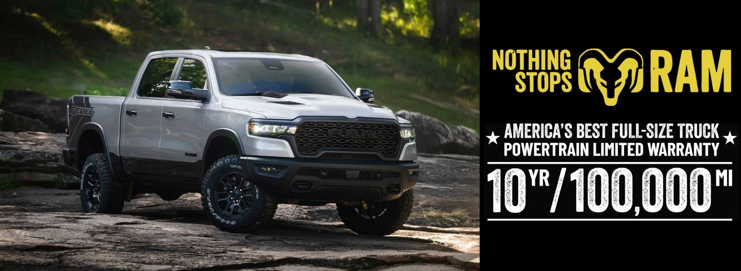 Nothing Stops Ram 10 yr/100,000 mile warranty