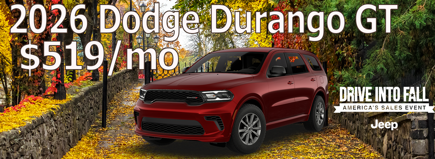 2026 Dodge Durango GT $519/mo