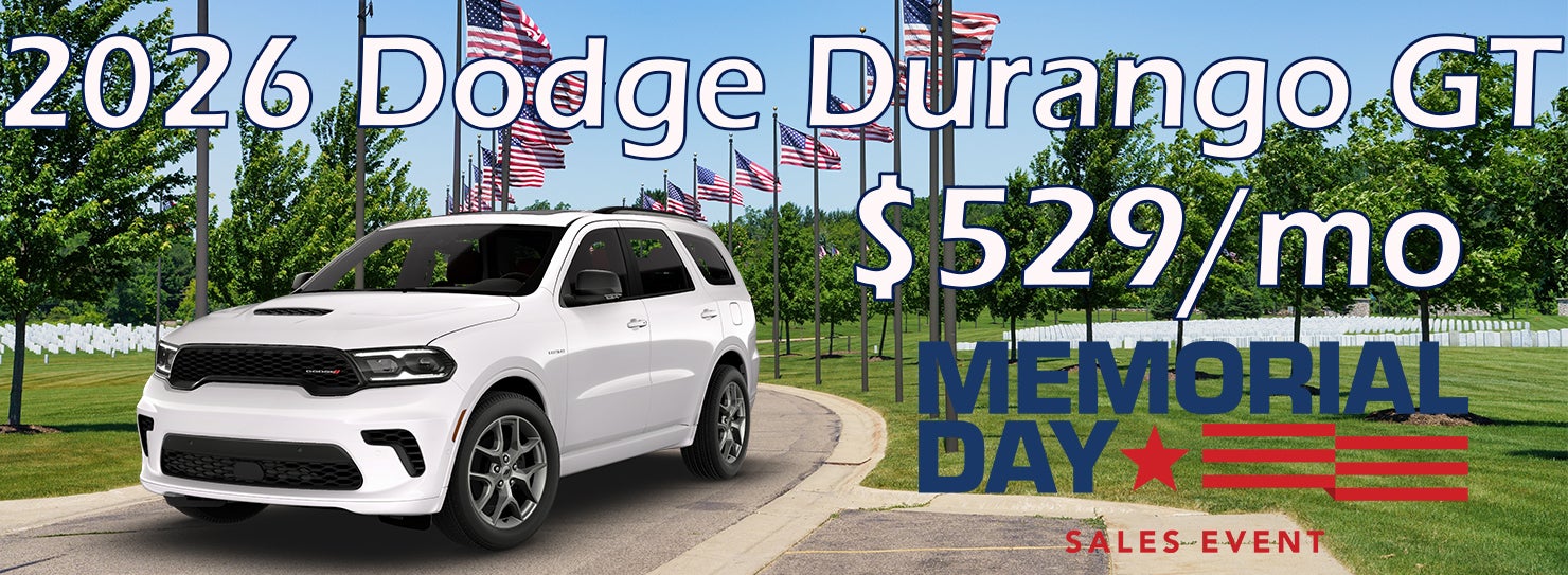 2026 Dodge Durango GT $529/mo