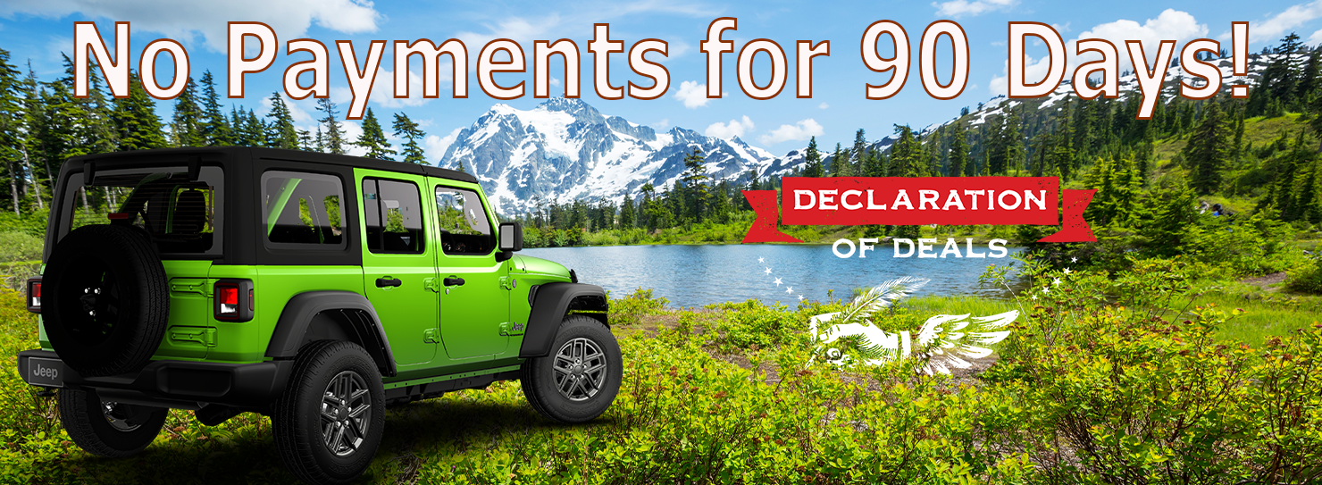 No Payments for 90 Days!