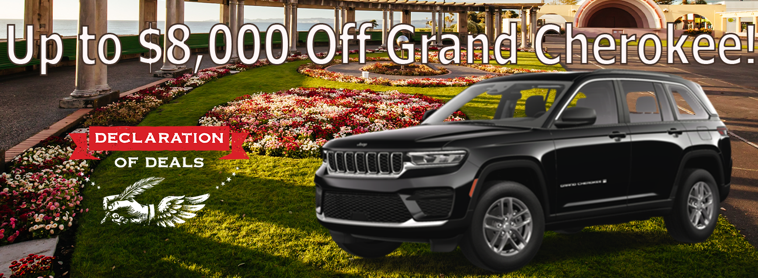 Up to $8,000 Off Grand Cherokee